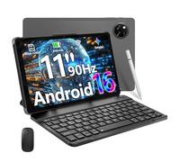 DOOGEE Tab A9 Pro+ Android 16 Tablets, 11 Inch Tablet with Keyboard, 30GB RAM 128GB ROM /2TB TF, 5G WIFI|Octa-Core|8580 mAh|Widevine L1| Netflix|GPS, 2 in 1 Tablets with Stylus Mouse, 4-Year Warranty