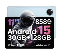 DOOGEE Tab A9 Pro+ Android Tablet, 11 in, 30 GB RAM+128 GB Storage (Supports Up to 2 TB Expansion), Octa-Core, 90 Hz HD Screen, 8580 mAh Battery, 5 GHz Wi-Fi, Widevine L1 Certified, Dual Speakers, Fac