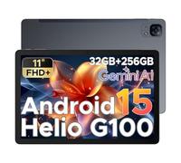 DOOGEE Tab E3 Android 15 Tablet - 2025 Newest AI Tablets, Helio G100 Octa-Core, 32GB+256GB/2TB, 8800mAh, 11 Inch FD+ 90Hz, Android Tablet With SIM Card Slots, 5G WIFI|GPS| BT5.2|Face ID- Gray