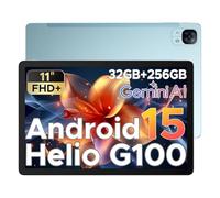 DOOGEE Tab E3 Newest Android 15 AI Tablet 2025, 11 Inch Android Tablets With SIM Card Slot, Helio G100 Octa Core, 32GB+256GB/2TB, 8800mAh, 90 Hz Screen Gaming Tablet, BT5.2/5G WiFi/GPS/Face ID- Blue