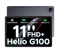 DOOGEE Tab E3 Android 15 AI Tablet, 32GB+256GB/2TB, 11 Inch FHD+& 90 Hz, Helio G100 Gemini AI Gaming Tablet, 8800mAh Battery, 7.5mm Ultra-Slim Metal Body, Dual SIM Slots, 5G WIFI|GPS|BT5.2|Face ID, GR