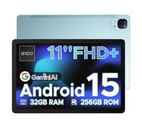DOOGEE Tab E3 Newest Android 15 AI Tablet 2025, 11 Inch Android Tablets With SIM Card Slot, Helio G100 Octa Core, 32GB+256GB/2TB, 8800mAh, 90 Hz Screen Gaming Tablet, BT5.2/5G WiFi/GPS/Face ID- Blue