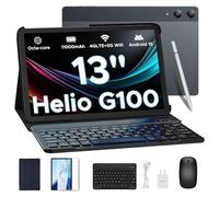 DOOGEE Tab E3 Pro 13 inch Tablet with Keyboard,Helio G100 Octa Core Android 15 Tablet,32GB+256GB with Gemini AI,11000mAh/18W,90Hz Gaming Tablets,13MP,7.9mm Ultra-Thin Large Tablets with sim Card Slot