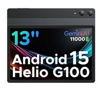 DOOGEE Tab E3 Pro Android 15 Tablet 13 Inch(2025), Helio G100 AI Android Tablets 32GB+256GB/2TB, 11000mAh Battery Gaming Tablet with Sim Card Slot, OTG Reverse Charging/3.5mm Jack/13MP/5G WiFi, Black