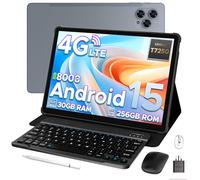 DOOGEE TAB G6 11 inch Android 15 Tablet, 30GB+256GB/2TB tablet with sim card slot, 8000 mAh & T7250 Octa Core Android Tablets, 4G LTE+Netflix+BT 5.0+GPS, Tablets with Keyboard, Pen, Mouse & Case