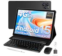DOOGEE TAB G6 11 inch Android 15 Tablet, 30GB+256GB/2TB tablet with sim card slot, 8000 mAh & T7250 Octa Core Android Tablets, 4G LTE+Netflix+BT 5.0+GPS, Tablets with Keyboard, Pen, Mouse & Case