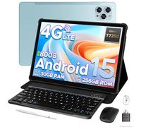 DOOGEE TAB G6 11 inch Android 15 Tablet, 30GB+256GB/2TB tablet with sim card slot, 8000 mAh & T7250 Octa Core Android Tablets, 4G LTE+Netflix+BT 5.0+GPS, Tablets with Keyboard, Pen, Mouse & Case