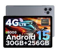 DOOGEE TAB G6 11 inch Android 15 Tablets, 30GB+256GB/2TB tablet with sim card slot, 8000 mAh & T7250 Octa Core Android Tablets, 4G LTE+2 Speaker+Netflix+Widevine L1|Face ID|BT 5.0|5G WiFi|GPS