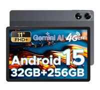 DOOGEE Tab G6+ 11 inch Tablet Android 15 Tablet 32GB RAM+256GB ROM (TF 2TB), 13MP Camera, Tablets with Sim Card Slot, Octa-Core T7280|Widevine L1|5G WIFI|Bluetooth 5.0|GPS Tablets Android - Gray
