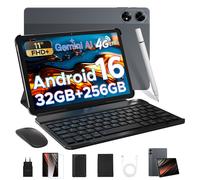 DOOGEE Tab G6+ Grey Android 16 Tablet, 8000mAh Battery Gemini AI Tablets 11 Inch, 32GB+256GB/2TB, Gaming Tablet with Pen