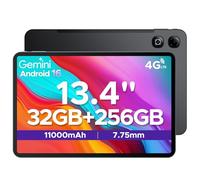 DOOGEE TAB G6 MAX Android 16 Tablets, 13.4 inch FHD+ Tablet, 11000mAh, 32GB RAM + 256GB ROM/2TB, 90Hz IPS Screen Android Tablets, Octa-core Gaming tablet, 5G Wifi/Widevine L1/Face ID/OTG, Black