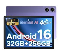 DOOGEE Tab G6 Plus Android 16 Tablet AI Android Tablets 11 inch Tablets with Sim Card Slot FHD+ 90hz 32GB RAM+256GB ROM/2 TB 8000mAh T7280|Widevine L1|5G WIFI|Bluetooth 5|GPS Tablet Android - Purple