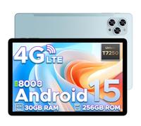 DOOGEE TAB G6 Tablet 11 inch Android 15 Tablets, 30GB+256GB/2TB tablet with sim card slot, 8000 mAh & T7250 Octa Core Android Tablets, 4G LTE+2 Speaker+Netflix+Widevine L1|Face ID|BT 5.0|5G WiFi|GPS