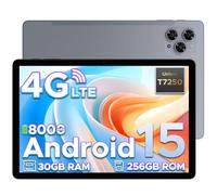 DOOGEE TAB G6 Tablet 11 inch Android 15 Tablets, 30GB+256GB/2TB tablet with sim card slot, 8000 mAh & T7250 Octa Core Android Tablets, 4G LTE+2 Speaker+Netflix+Widevine L1|Face ID|BT 5.0|5G WiFi|GPS