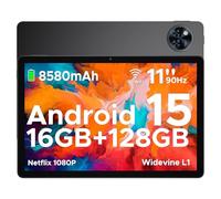 DOOGEE Tablet U11 Android 15, 11 cali 90 Hz, 16GB RAM+128GB ROM (2TB TF), Octa-Core Tablet dotykowy, 8580mAh, ultracienki metalowy korpus 7,9 mm, aparat 13 MP, obs?uga twarzy ID/5G WiFi