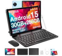 DOOGEE U11 Pro 2025 Newest Tablet 11'' Android 15 30GB+256GB/2TB Octa-Core, 90Hz Display, 8580mAh, 1080P Android Tablets, Widevine L1, BT5.0+5G WiFi, Tablet with Pen, Keyboard, Mouse&Case-Blue