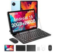 DOOGEE U11 Pro 2025 Newest Tablet 11'' Android 15 30GB+256GB/2TB Octa-Core, 90Hz Display, 8580mAh, Netflix 1080P Android Tablets, Widevine L1, BT5.0+5G WiFi, Tablet with Pen, Keyboard, Mouse&Case-Blue