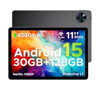 DOOGEE U11 PRO Android Tablets, 30GB RAM + 256GB ROM/2TB, Unisoc T7200 Octa-Core 11 Inch Tablet, 8580mAh Large Battery, 90Hz IPS Screen, 13MP+5MP Camera, Widevine L1/3.5mm Jack/Face Unlock/FM/OTG