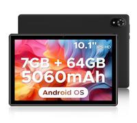 DOOGEE U9 10 inch Tablet Android Tablets 2025 Newest 7GB RAM 64GB ROM 1TB TF, Bluetooth 5.0 WIFI Tablets, 5060mAh Battery 1280x800 HD IPS Screen, OTG, Type C, 3.5mm Tablet 10 inch Android - Black