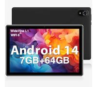 DOOGEE U9 2025 Newest Android 10" Tablet 7GB RAM+64GB ROM 1TB TF, Bluetooth 5.0 WIFI 6 Tablets, Android Tablets 1280x800 HD IPS Screen, OTG, Type C, 3.5mm Heakphone Jack, Tablet PC 2024 - Black