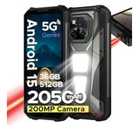 DOOGEE V MAX LR Rugged Smartphone, 40m Laser Rangefinder 5G Rugged Phone With Android 15, 1200LM Dual Lights, 20500mAh&45W Flash Charging, 36GB RAM+512GB ROM, 200MP+20MP Night Vision, 6.78",120Hz, NFC