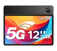 DOOGEE V Pad 5G Tablets 12 inch Android, Mediatek Dimensity 7050 Octa-Core Tablet With Sim Card Slot, 2.4K Display+90Hz Android 15 Tablets 32GB+256GB/2TB+8800mAh, 4 Speakers, WiFi 6,-Black