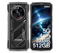 DOOGEE V40 Rugged Smartphone, 32GB+512GB, Dimensity 7300 4nm 5G, Android 14 Rugged Phone, 108MP+20MP Night Vision, 6.78" FHD+ 120Hz, 8680mAh/33W, 5G Dual SIM Free Mobile Phone Waterproof, NFC/IP69K