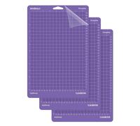 DOOHALO Strong Grip Cutting Mat for Cricut Maker/Explore Air 2/One,3 Pack 8.5" x 12"Grip Cutting Mats,Non-Slip Adhesive Sticky Vinyl Cutting Mats,Replacement Accessories for Cricut