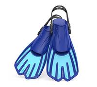 DOOHALO Swim Fins,Snorkel Fins for Swimming Training,Adult Swimer Flippers for Lap SwimDiving,Adjustable Size