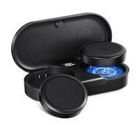 Doohoeek 2025 Ski Helmet Headphones, True Wireless Speakers for Audio-Ready Helmets, Portable Bluetooth Headsets with Charging Case & LED Display & IPX5 Water-Resistant, Glove-Friendly Controls