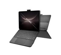 Doohoeek Bluetooth Keyboard Case for 9-11 Inch Tablets, Detachable Backlit Keyboard with Trackpad, Reusable Adhesive, Left Camera Cutout, Stylus Holder for Android, iPad OS/iOS and Windows