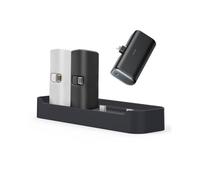 Doohoeek Charging Station Dock Compatible with Anker Nano Power Banks (Model: A1653 & A1645), 4-Port Fast Charging Dock for Mini Power Banks, Auto Shutoff Family-Sized Home Charging Hub (Station Only)