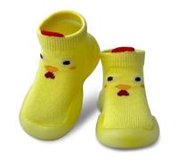 Dookeh Baby Sock Shoes (7-Yellow, 2.5-3 Years, EU Size 23, Factory Size_Printed on Shoes 26/27)