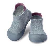 Dookeh Baby Sock Shoes (A3-Gray, 9-12 Months, EU Size 19, Factory Size_Printed on Shoes 20/21)