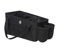 Dooky - Back Seat Basket, Multi Compartment Car Organiser, Car Storage Pockets for Children, Car Seat Storage, Car Toy Pockets, Black