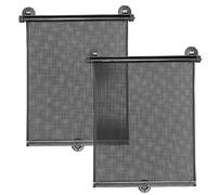 Dooky Car Roller Sunshades (Set of 2), Universal Fit, Easy to Remove via 3 Suction Cups, Easy to Install and Clean, Essential Travel Accessory, 46 x 40 cm