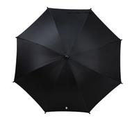 Dooky Parasol/ Umbrella for Pram/ Stroller/ Pushchair, UPF 50+ UV Protection, 180 Degree Flexibility with Duo Flex Technology, Wind and Waterproof, 100 Percent Polyester, 76 cm Span, Plain Black