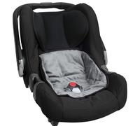 Dooky Car Seat Pee Pee/ Wee Wee Pad, Universal Fit, Waterproof, Washable, Soft Padding for Extra Comfort, 37 x 31 cm, Grey and Black