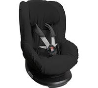 Dooky Seat Cover/Protector, Universal Size, Fits Most Baby Car Seats with 3- and 5-Point Belt System, 95 Percent Cotton, 5 Percent Lycra, Easy to Install and Wash, Group 1+ yr (9-18 kgs), Black