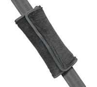 Dooky Seatbelt Pillow Dark Grey Seat Belt Seat Belt (100% Cotton, Extra Soft, Washable, with Practical Velcro Closure), Plain Grey