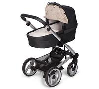 Dooky Sunshade for Baby Car Seat/ Pram/ Stroller/ Pushchair, Universal Fit, Protects from Sun, Wind and Light Rain, UPF 50+ UV Protection, Easy to Install and Wash, Beige Romantic Leaves