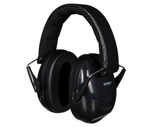 Dooky Toddler Ear Protection, Protects Against Harmful Noise and Loud Music, Child Ear Defenders, Cancelling Noise Headphones, 3+Years, Black