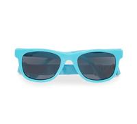 Dooky Unisex Baby Sunglasses, Unbreakable, Scratch Resistant, Shatterproof Lens, Adjustable and Removable Strap, UV-A and B Protection, Comes with Luxurious Storage Case, 6-36 Months, Santorini, Aqua