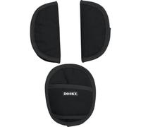 Dooky Universal Harness Pads For Group 0+ Car Seats, Soft Baby Strap Covers, Black