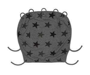 Dooky Universal Pram Cover Upf 50+ Sun Shade For Prams, Pushchairs, Buggies & Car Grey Stars