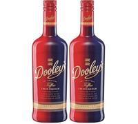 Dooleys Toffee Cream Liqueur, Toffee Flavoured Vodka, Sweet Cocktail Mixer for Alcohol Drinks ? Vodka Gifts for Women, Men, 17% Vol. 0,7l (Pack of 2)