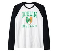 Doolin Ireland Distressed Irish Pride Raglan Baseball Tee