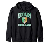 DOOLIN IRELAND Distressed Irish Pride Zip Hoodie