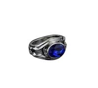 DOOLY Ring, Zinc Alloy, Classic, Blue, Adjustable, Crystal, Fantasy Theme, RING