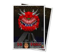 DOOM 105ct Apex Deck Protector Sleeves Cacodemon for Bethesda - Doom